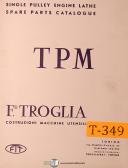 FTT-Troglia-FTT TPM Troglia 15-20, Engine Lathe Assemblies with Parts Manual-15-20-Troglia-01